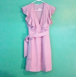 Favlux Ruffled Pink Tank Dress